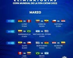 Fechas y partidos la jornada 4 de las eliminatorias de la uefa tendrá 13 partidos el 1 de septiembre. Conmebol Oficializo Fechas Y Horarios De Las Jornadas 5 Y 6 De La Eliminatoria Al Mundial Catar 2022 Eco Amazonico