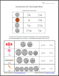 Counting Coins Worksheet Do I Have Enough Money Money Math Teaching Money Counting Coins