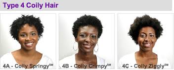 Type 4 Hair Chart With Pics Hair Type Chart Natural Hair