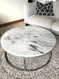 Hillsdale marsala round coffee table. High Quality Genuine Marble Coffee Table White Black Grey Furniture Tables Chairs On Carousell