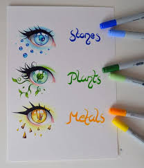 Artstation The Power Of White Magic Eye Series Copic Marker Lighane S Artblog Copic Marker Art Marker Art Anime Eye Drawing