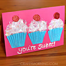 Valentine's day is coming up, so we thought we show you how to make a super. Cupcake Liner Valentine S Day Card Idea Crafty Morning