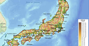 This detailed and interactive map of japan presents the country from a touristic point of view. Political Physical Maps Of Japan