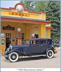 1931 Pierce Arrow At The Station Classic Cars Antique Cars Classic Cars Trucks