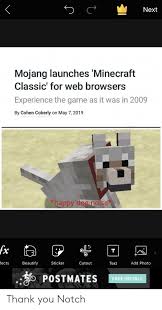 The internet is such a multifaceted invention that most of us only ever scratch the surface of its potential. Next Mojang Launches Minecraft Classic For Web Browsers Experience The Game As It Was In 2009 By Cohen Coberly On May 7 2019 Happy Dog Noise Fx Fectsbeautify Sticker Cutout Add Photo