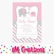 Free baby shower printable signs : Girl Elephant Baby Shower Pink And Gray 5m Creations Blog