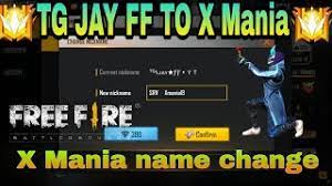 50+ best and stylish guild names for garena free fire, how to change; Free Fire Name Change Tg Jay Ff To X Mania Viralvideo Youtube