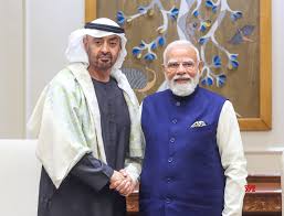 🚨🇮🇳🇦🇪 #BREAKING | #India and #UAE signed a Letter of Intent for a  #Strategic Defence Partnership during UAE president Sheikh Muhammad bin  Zayed's visit to India. Both countries will also explore partnership