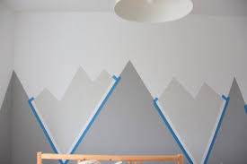 I am now finally getting around to the diy mountain mural tutorial. How To Paint A Diy Nursery Mountain Mural No Art Skills Required