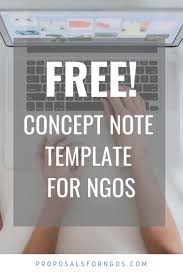 Concept Note Template Download Now For Free Proposalsforngos Notes Template Notes Project Proposal Writing