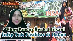 Vlog Wisata Taman Herbal Insani Depok Jawa Barat Full Fasilitas Taman Herbal Kota