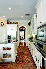 Rustic Brick Floor Living Home Brick Floor Kitchen Brick Flooring Brick Kitchen