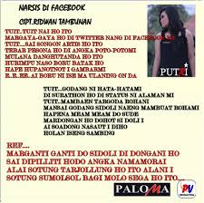 Huboto do ito jogal ni rohakki tu ho huboto do holan monang sendiri au ala huboto holongmi maccai balga tu au ito holan lomo lomokku do hubaen tu ho # alai nangpe songoni jugul ni rohakki tu ho tong do sayang khian au tu ho umbaheni ito pasabar sabar ma roham unang. Paloma Collection S