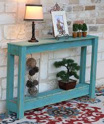 Loving This Turquoise 46 Rustic Entryway Table On Zulily Zulilyfinds Entryway Tables Rustic Entryway Rustic Entryway Table