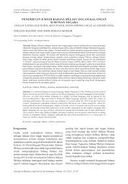 Untuk kembali ke zaman awal. Pdf Penerbitan Ilmiah Bahasa Melayu Dalam Kalangan Ilmuwan Negara Malay Language Scholarly Publication Among Local Academicians