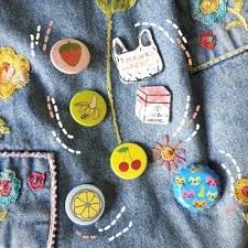 Kpop fashion chain dice smilely face daisy clip pin necklace harajuku hip hop egirl grunge aesthetic party accessories jewelry. Pin By C On Blue Sargent Cute Pins Art Hoe Aesthetic Clay Crafts