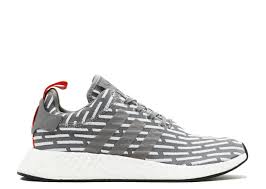 Best Sale 2018 Nmd R2 Jd Sports Grey White Red By2097 White Casual Shoes Adidas Nmd R2 Fashion Shoes Sneakers