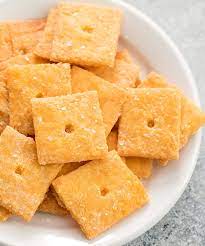 2 Ingredient Cheddar Crackers Keto Low Carb Kirbie S Cravings