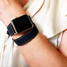 Black Apple Watch Band 38mm Dark Gray Hand Stitched Apple Watch Leather Double Tour Band Double Wrap Apple Watc Apple Watch Leather Apple Watch Bands Leather Double Tour Apple Watch Band