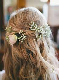 49 Stunning Bridesmaid Hairstyle Ideas For Every Type Of Wedding Summer Wedding Hairstyles Wedding Hair Flowers Trendy Wedding Hairstyles