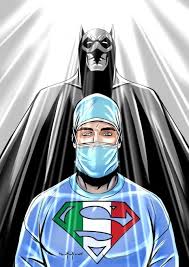 The recent jump and fall in the. Batman E Superman Tributo All Italia Che Lotta Contro Il Virus Nel Disegno Di Qualano La Repubblica