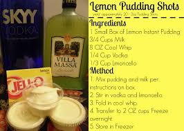 Limoncello Cocktails Lemon Pudding Shots Pudding Shots Limoncello Cocktails Lemon Pudding
