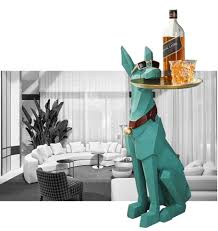 Nordic Style Doberman Living Room Floor Decoration Tray Colorfuloneshop In 2020 Living Room Flooring Room Flooring Nordic Style