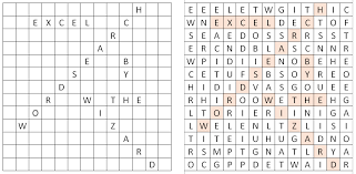 Create your own custom word search worksheets! Excel Wordsearch Creator Wizard Of Excel