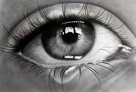 Image of eye with tear drawing at getdrawings com free for personal. Drawing Pencil Eye Drawing Crying