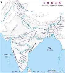 Indien ist ein land von hügeln, flüssen, hochebenen, ebenen, stränden, deltas und wüsten. Karte Von Indien Mit Flussen Und Bergen Karte Von Indien Zeigt Flusse Und Berge Sud Asien Asia
