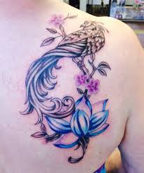 Maybe you would like to learn more about one of these? My Phoenix And Blue Lotus Flower Tattoo Blue Tattoo Tattoos 2016 Tattoo
