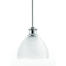 Progress Lighting Lucky Collection 8 In 1 Light Polished Chrome Mini Pendant With Clear Double Prismatic Glass P5305 15di The Home Depot