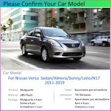 Some problems will only occur after many years of operation, others are related to technical solutions and forced the manufacturer to issue a recall. For Nissan Versa Sedan Latio Sunny Almera N17 2011 2019 4pcs Car Fender Mudguard Mud Flaps Guard Splash Flap Car Accessories Mudguards Aliexpress