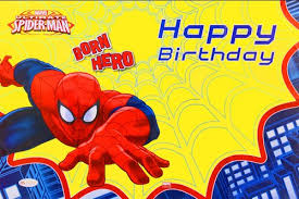 Cut 4 long streamer strips and make an asterisk shape. Multicolor Paper Spiderman Theme Birthday Party Decoration Items Rs 300 Piece Id 21530283512