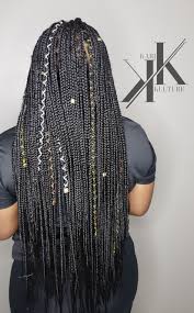 Multicolor Black And Blonde Knotless Braids Long Waist Length Box Braids Black Girl Karikulture Long Box Braids Box Braids Styling Long Box Braids Styles