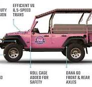 Tour Vehicles - Custom Built for Off-Road - Pink Adventure Tours