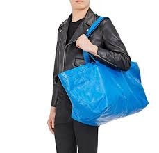 Hold On To Your Frakta Blue Bags It S High Fashion Ikea Hackers Blue Tote Bag Canvas Shopper Bag Blue Tote