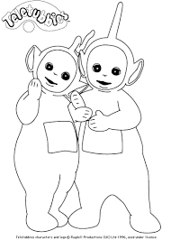 Teletubbie Lala In 2020 Teletubbies Teletubbies Colours Cartoon Coloring Pages
