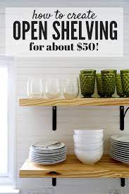 I wanted to share with you all of my tried and true methods on how to. Diy Open Shelving A Quick Tutorial Love Renovations