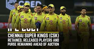 For the ipl 2021, the ipl 2021 players list all team was finalized after spending a whooping inr 140.30 crores which is a very big amount and it is also the last year, mumbai indians under the leadership of rohit sharma won the ipl title and it is not the first time mumbai indians won the title of indian. Ipl 2021 Chennai Super Kings Csk Retained Released Players And Purse Remaining Ahead Of Auction