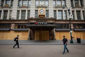 Macy's began as a small dry goods shop in new york city on the corner of 14th street and 6th avenue. Macy S Damage Is Limited But Looting Deals A Symbolic Blow The New York Times