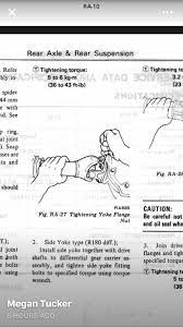 Torque Specs For Half Shafts Bly Tighten Joint