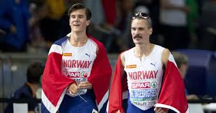Jakob ingebrigtsen @jakobing on the dq of his brother @filipinge in the 1500m in @glasgow2019 for stepping inside the line this morning. Jakob And Henrik Ingebrigtsen Organized Double Norwegians At The European Championships Super Brothers Bring Europe Back Into The Fight Against Africa They Give Hope To The World