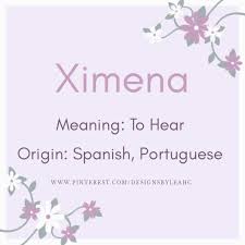 Ximena Spanish Girls Names Top Boy Names Baby Name List