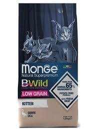Сухой корм для котят Monge GRAIN Kitten, низкозерновой, из мяса гуся, 1500  г — купить в интернет-магазине OZON с быстрой доставкой