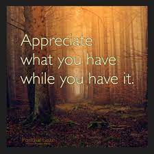 Positive Gaze Appreciate What You Have While You Have It Facebook