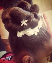 Black little girl hairstyle ideas. 20 Flawless Flower Girl Hairstyles