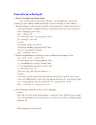 Pedoman penskoran cara perhitungan nilai akhir bentuk pilihan ganda isian jawaban singkat uraian setiap jawaban benar diberi skor 2, dan bila salah diberi skor 0 setiap kata… nilai uraian. 2