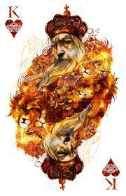 King of hearts premium canvas print. King Of Hearts By Akreon On Deviantart Playing Cards Art Card Art Playing Cards Design