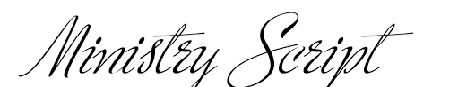 Script | views, 166 downloads. Ministry Script Font Free Download